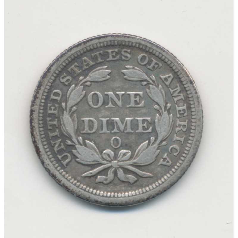 Etats-Unis - 1 Dime 1854 O - Nouvelle Orléans - TB/TB+