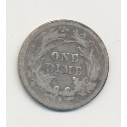 Etats-Unis - 1 Dime 1877 S Sans Francisco - TB 2