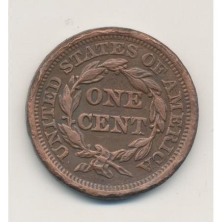 Etats-Unis - 1 Cent 1848 - cuivre - TTB+