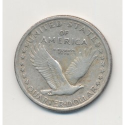 Etats-Unis - 1/4 Dollar 1917 Philadelphie - TB 2