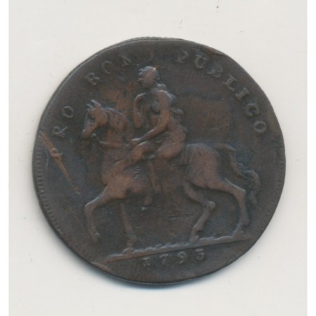 Angleterre - 1/2 Penny Coventry Token - 1793 Birmingham - TB+