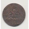 Angleterre - 1/2 Penny Middlesex Token - 1790 - Franc-maçonnique - TB+