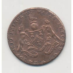 Angleterre - 1/2 Penny Middlesex Token - 1790 - Franc-maçonnique - TB+ 2
