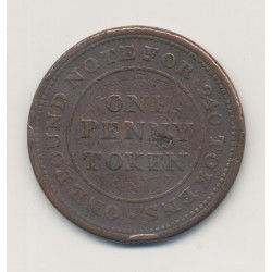 Angleterre - 1 Penny Token - 1813 Flint - Flintshire - TB