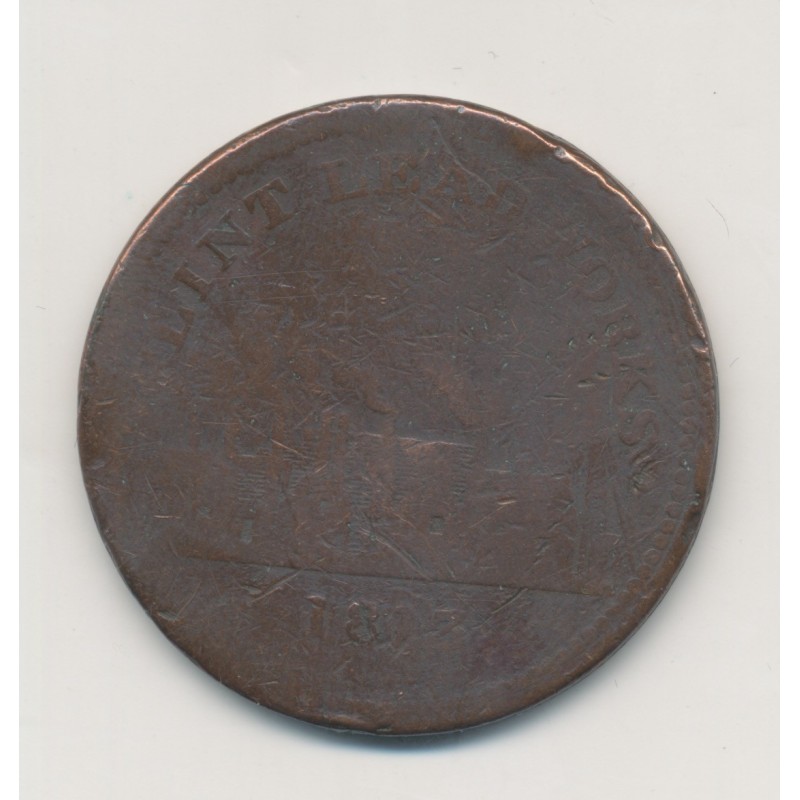 Angleterre - 1 Penny Token - 1813 Flint - Flintshire - TB