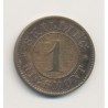 Danemark - 1 Skilling rigsmont - 1860 Altona - bronze - TTB