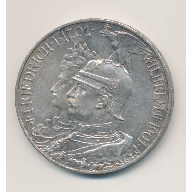 Allemagne - 5 Marks 1901 A - Prusse - TTB+