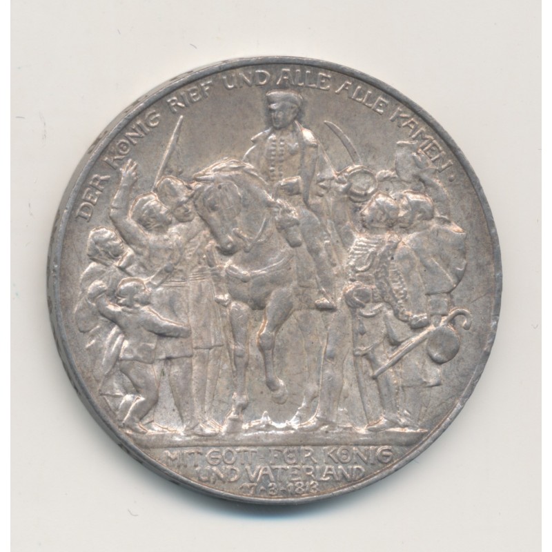 Allemagne - Prusse - 3 Marks 1913 A Berlin - TTB+