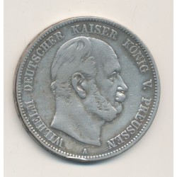 Allemagne - 5 Mark 1876 A - Prusse - argent - TB+