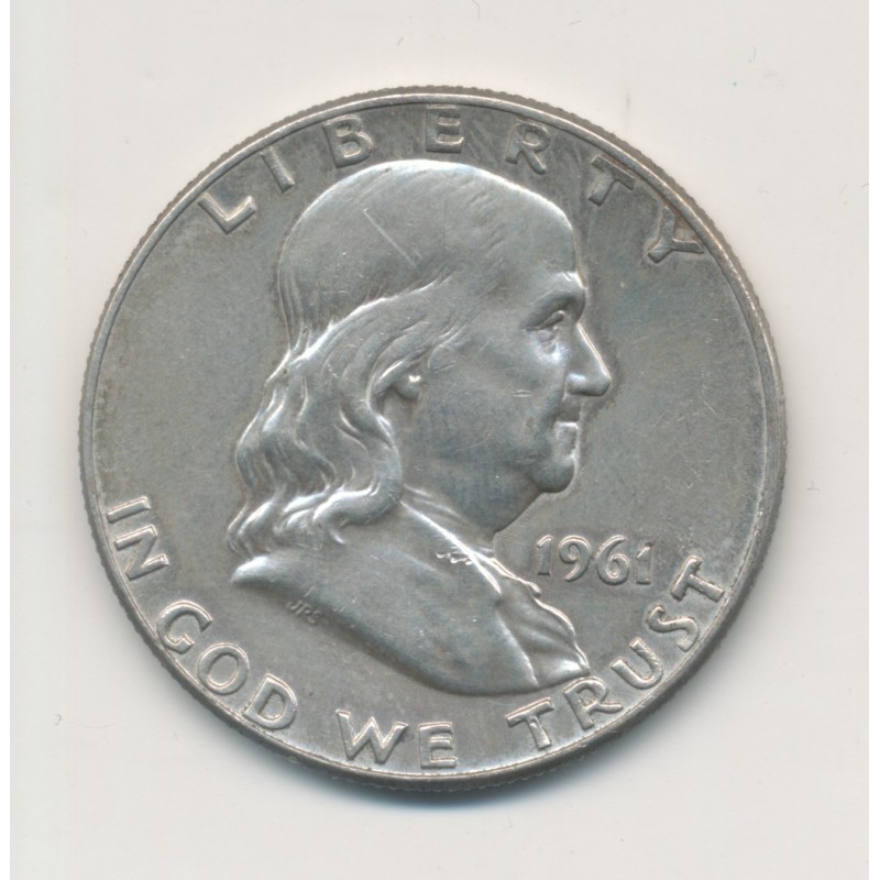 Etats-Unis - 1/2 Dollar 1961 - Franklin - TTB