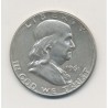 Etats-Unis - 1/2 Dollar 1961 - Franklin - TTB