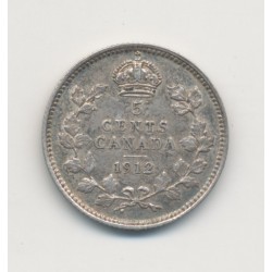 Canada - 5 cents 1912 - Edouard VII - argent - TTB+ 2