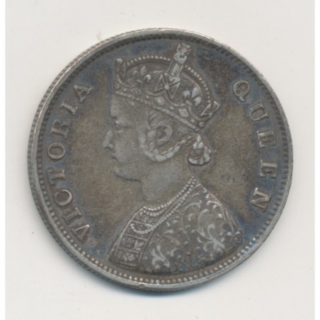 Indes Anglaises - 1 Roupie 1862 - Victoria - argent - TTB