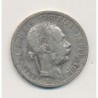Autriche - 1 Florin 1886 Vienne - François Joseph I - argent - TTB
