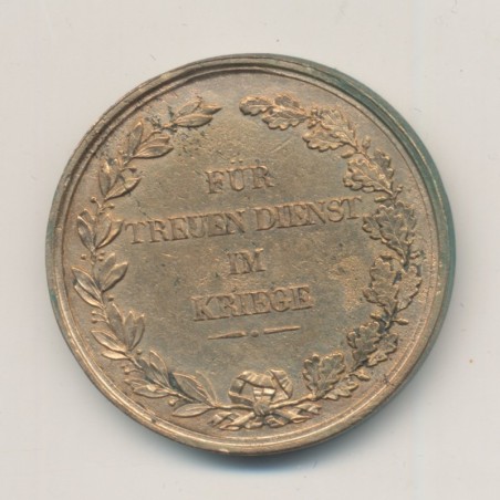 Allemagne - Medaille/Jeton - Fur turent dienst im kriege - 1840 - TTB