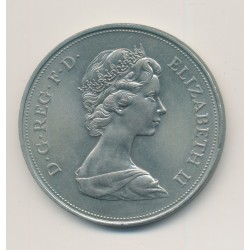Angleterre - 1 Crown 1972 - 25e anniversaire mariage - Elisabeth II - nickel - SUP 2