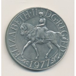 Angleterre - 1 Crown 1977 - Elisabeth II - nickel - SUP