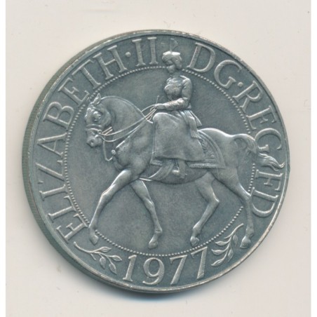 Angleterre - 1 Crown 1977 - Elisabeth II - nickel - SUP