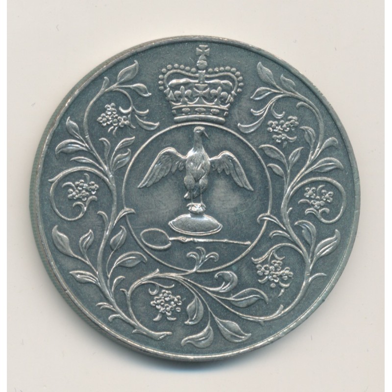 Angleterre - 1 Crown 1977 - Elisabeth II - nickel - SUP