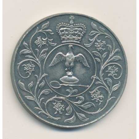 Angleterre - 1 Crown 1977 - Elisabeth II - nickel - SUP