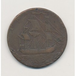 Angleterre - 1/2 Penny Portsea Token - Hampshire 1794 - cuivre - TB