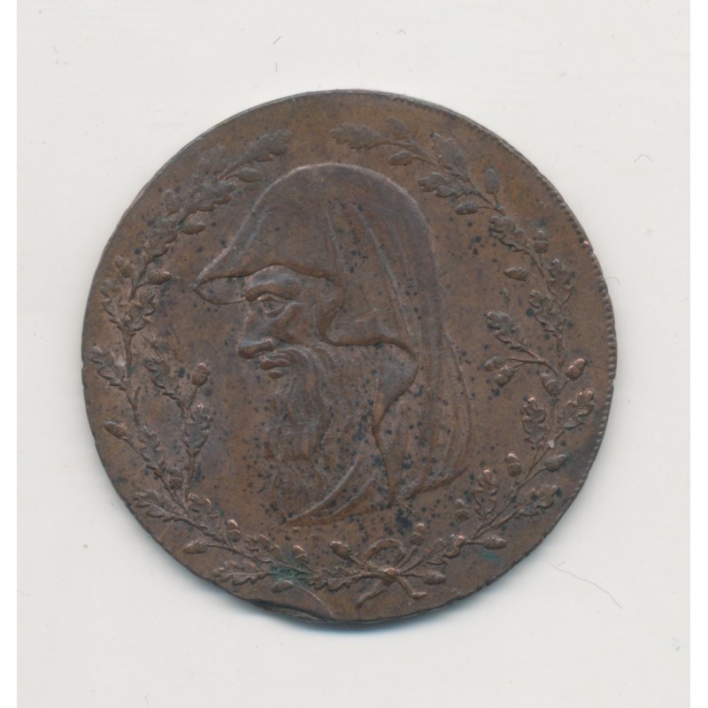 Angleterre - 1/2 Penny Token - North wales 1793 - cuivre - TTB+