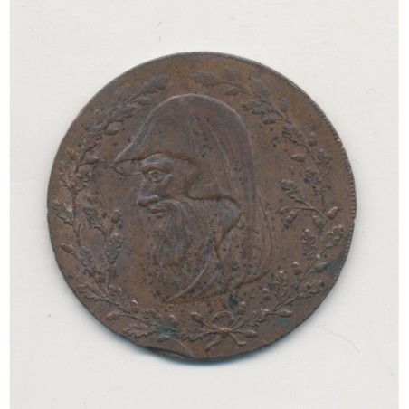 Angleterre - 1/2 Penny Token - North wales 1793 - cuivre - TTB+