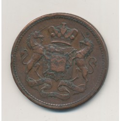 Angleterre - Cornish Penny - dolcoat mine - cuivre - TTB 2