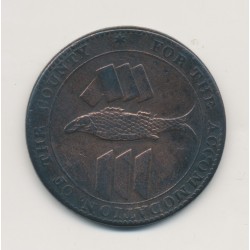 Angleterre - Cornish Penny 1811 - dolcoat mine - cuivre - TTB+ 2