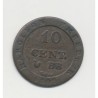 10 Centimes à l'N couronné - 1808 BB Strasbourg - TB+
