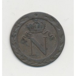 10 Centimes à l'N couronné - 1808 BB Strasbourg - TB+ 2