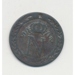 10 Centimes à l'N couronné - 1809 A Paris - TB+ 2