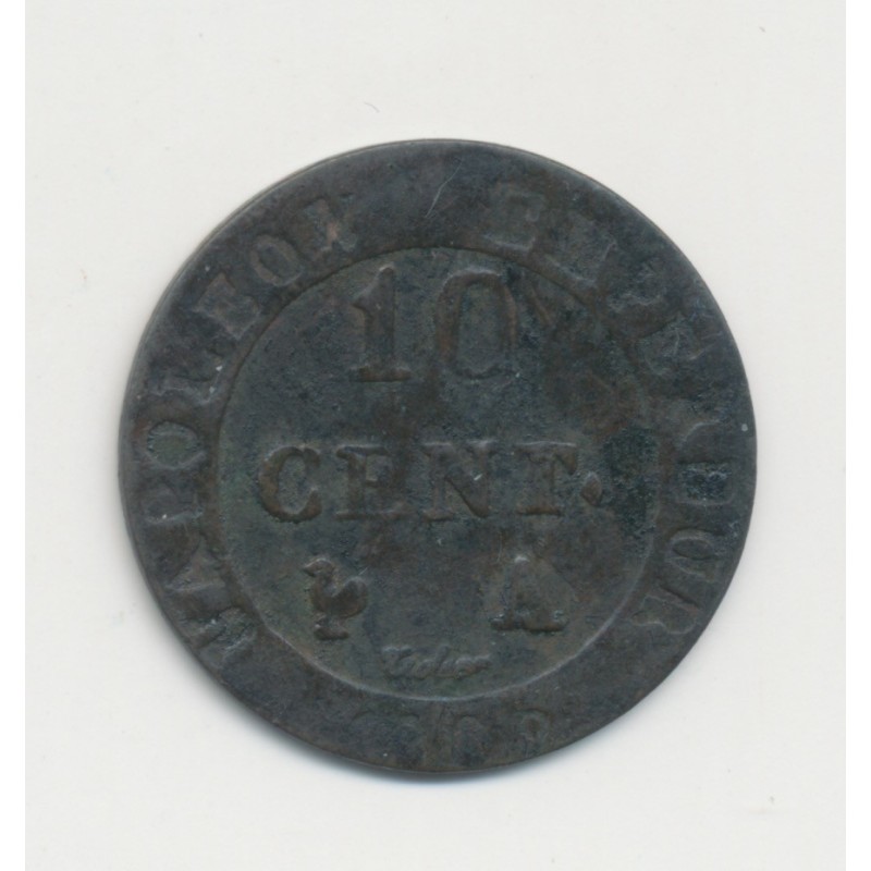 10 Centimes à l'N couronné - 1809 A Paris - TB