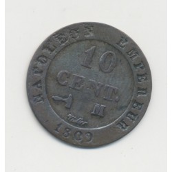 10 Centimes à l'N couronné - 1809 M Toulouse - TB/TB+
