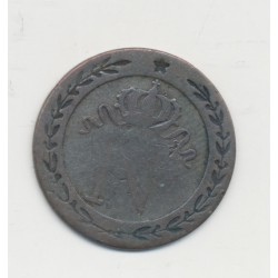 10 Centimes à l'N couronné - 1809 M Toulouse - TB/TB+ 2
