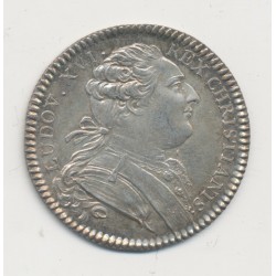 Jeton - Louis XVI - États de bretagne - 1784 - argent - SUP