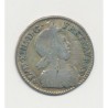Louis XIV - 1/12 écu mèche longue - 1648 F Angers - TB