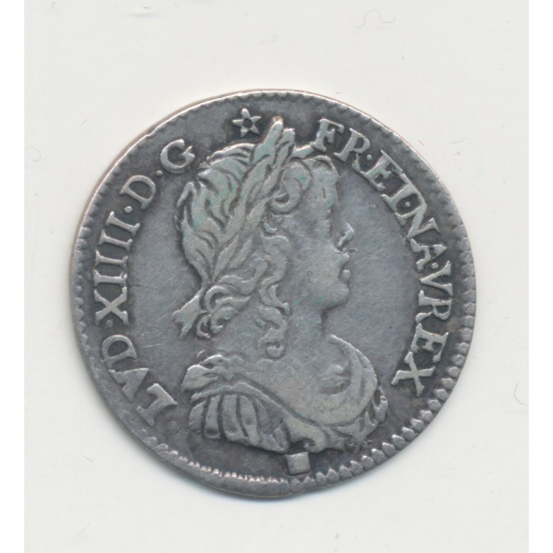 Louis XIV - 1/12 écu mèche longue - 1660 I Limoges - TTB
