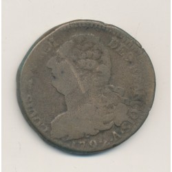 Louis XVI - 2 Sols François - 1792 A Paris -  cuivre - TB