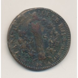 Louis XVI - 2 Sols Français - 1793 BB Strasbourg - TB/TB+ 2