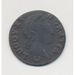 Louis XV - 1/2 Sol à la vieille tête - 1771 AA Metz - cuivre - B/TB