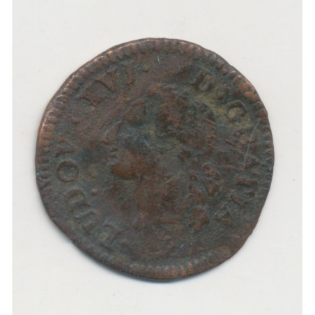 Louis XVI - 1/2 Sol - 1781 H la rochelle - cuivre - TB