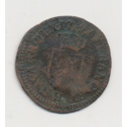 Louis XVI - 1/2 Sol - 1781 H la rochelle - cuivre - TB 2
