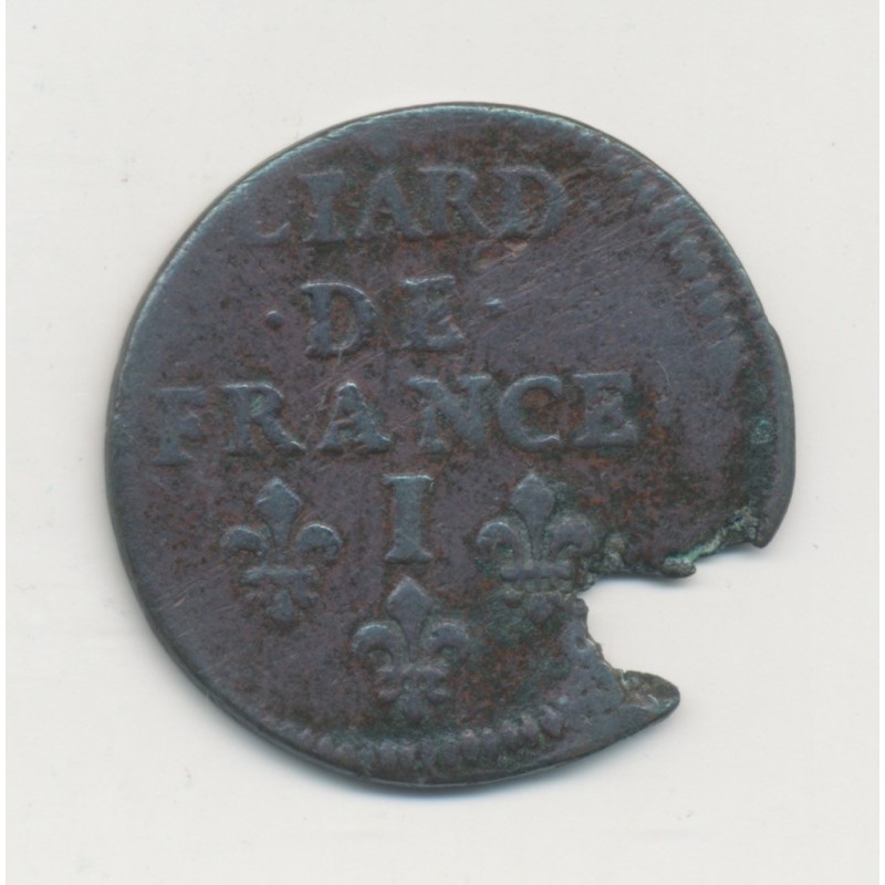 Louis XIV - Liard de France - 1656 I Limoges - cuivre - TB