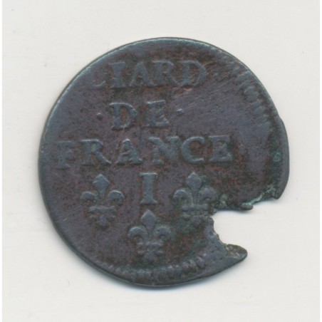Louis XIV - Liard de France - 1656 I Limoges - cuivre - TB