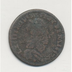 Louis XIV - Liard de France - 1657 D Vimy - cuivre - B+