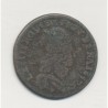 Louis XIV - Liard de France - 1657 D Vimy - cuivre - B+