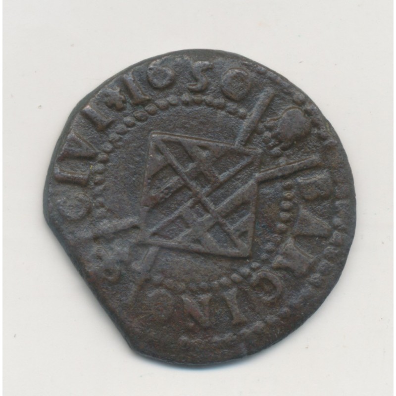 Louis XIV - Sizain 1650 Barcelone - Franco-Catalan - TB+/TTB