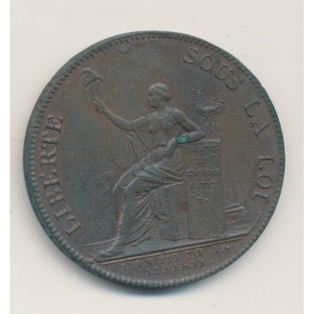 Monneron - 2 Sols à la liberté assise - 1791 - AN 3 - TTB/TTB+