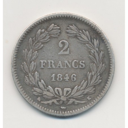 Louis philippe I - 2 Francs - 1846 K Bordeaux - TB